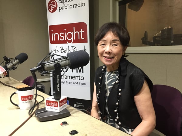 Rep. Doris Matsui visits the Insight studio.